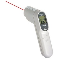 TFA Infrarot-Thermometer ScanTemp 410, Infrarot-Umgebungsthermometer Indoor/Outdoor Grau, Weiß