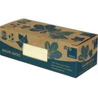 Info Recycling Haftnotizen 5653-11BOX gelb, 12 Blöcke
