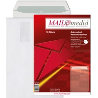 MAILmedia Versandtasche 30002546 B4 mit Fenster weiß 10