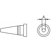 Weller LT 1A Lötspitze Rundform Spitzen-Länge 13mm Inhalt 1St.