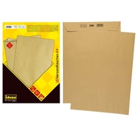 IDENA Versandtaschen ohne Fenster, haftklebend, Kraftpapier, 10 Stück