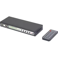 SpeaKa Professional 6 Port HDMI-Matrix-Switch mit Picture in Picture-Funktion,