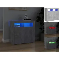 VidaXL Sideboard 80 x 75 x 35 cm betongrau