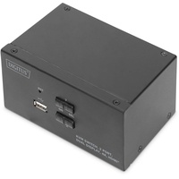 Digitus KVM-Switch, 2-Port, Dual-Display, 4K, HDMI (DS-12860)