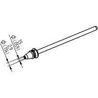 Ersa 0742ED1529H/SB Entlötspitze Konisch Spitzen-Länge 79.25mm Inhalt 1St.