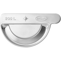 Grömo Zink-Steckrinnenboden halbrund, links, 333 mm - 62653