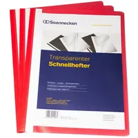 SOENNECKEN Schnellhefter 2960 DIN A4 PP rot 10 St./Pack.