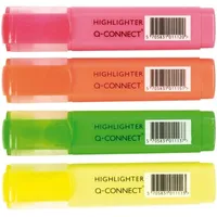Q-Connect Textmarker 6 Stück pastell sortiert 1,5-2mm