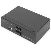Digitus KVM-Switch, 2-Port, Single-Display, 4K, HDMI®