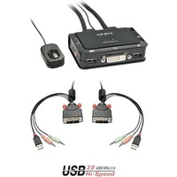 Lindy DVI KVM Switch 2 Port USB Audio 2