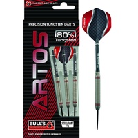 BULL'S Artos AR3 Red Steel Dart, rot, 24g