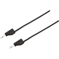VOLTCRAFT MSB-300 Messleitung Lamellenstecker 4mm Lamellenstecker 4mm 1.50m Schwarz