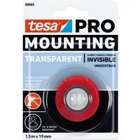 Tesa Montageband Transparent 1,5 m x 19 mm 1