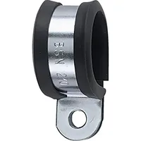 HellermannTyton AFCS63-GS/PVC-BK/ML Befestigungsschelle schraubbar 166-50608 Bündel-Ø-Bereich 63mm