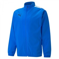 Puma teamLIGA Sideline Jacket Electric Blue Lemonade-Puma White, M