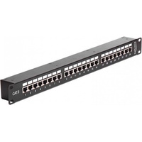 DeLock 19′′ Kupplungs-Patchpanel 24 Port Cat.6,