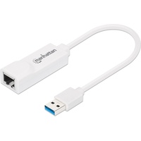 Manhattan Gigabit Ethernet Adapter Netzwerkadapter 1 GBit/s USB-A USB