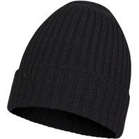 Buff Merinowolle Knit Hat Norval Mütze graphite