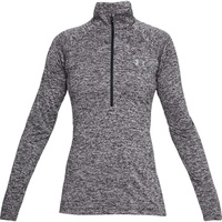 Under Armour Tech 1/2-Zip langarm Sweatshirt Damen 001 black/black/metallic