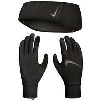 Nike Dri-FIT Winterset Essential Laufset Headband +Handschuhe Damen 082