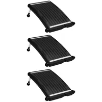 VidaXL Gebogene Solar-Heizpaneele für Pool 3 Stk. 72,5x46 cm