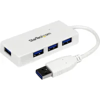 Startech Startech.com St4300minu3w Schnittstellen-hub USB 3.0 4 Port mini-Hub,