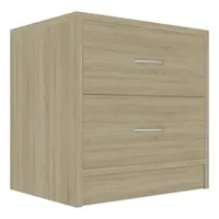 VidaXL Nachttisch Sonoma-Eiche 40x30x40 cm Holzwerkstoff