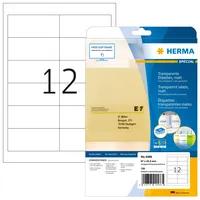 Herma Folienetiketten 4586 Transparent 97 x 42,3 mm 10