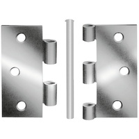 Vormann Tür-Scharnier stark B63xH63mm,gerollt Edelstahl,rostfrei