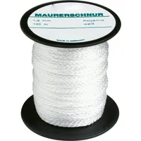 Overmann Overlen Kordel Polyamid 1,2mm 100m weiß Overmann