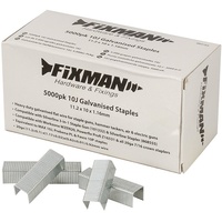 FIXMAN 983163 10J Heftklammern verzinkt, 11.2 x 10 x