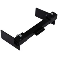 VidaXL Anbausatz Schneepflugadapter für Rasentraktor Schwarz