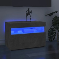 VidaXL TV-Schrank mit LED-Leuchten Betongrau 60x35x40 cm