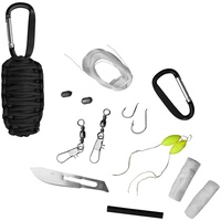 Mil-Tec Paracord Survival Kit Small schwarz