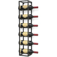DanDiBo Ambiente DanDiBo Weinregal Metall Wand 80 cm Schwarz