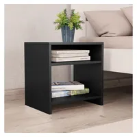 VidaXL Nachttisch Schwarz 40x30x40 cm Holzwerkstoff