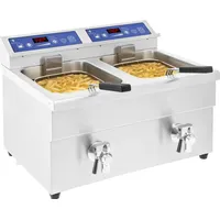 Royal Catering Induktionsfritteuse - 2 x 10 l -