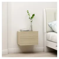 VidaXL Nachttische 2 Stk. Sonoma-Eiche 40x30x30 cm Holzwerkstoff