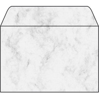 Sigel Motivbriefumschläge Marmor DIN C6 ohne Fenster