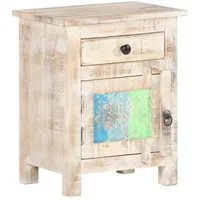 VidaXL Nachttisch 40x30x50 cm Raues Akazienholz