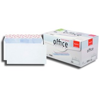 ELCO Briefumschläge Office DIN lang+ ohne Fenster hochweiß haftklebend