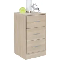 Wohnling Nachtschrank Foggia 35 x 38 x 68 cm