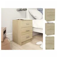 VidaXL Nachttisch Sonoma Eiche 38x35x56 cm Holzwerkstoff