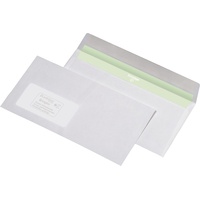 MAILmedia Briefumschläge Envirelope® DIN lang mit Fenster recycling-weiß haftklebend
