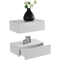 [en.casa] Nachtschrank Oslo 46 x 30 x 15 cm