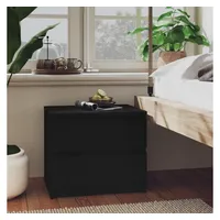 VidaXL Nachttisch Schwarz 50x39x43,5 cm Holzwerkstoff
