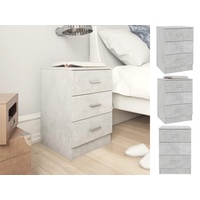 VidaXL Nachttisch Betongrau 38x35x56 cm Holzwerkstoff