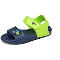 KangaROOS Unisex Kinder Kangaswim Ii Sandale, Dk Navy Lime,