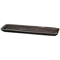 Broste Copenhagen Nordic Coal Servierplatte 12,5x35cm, Anthrazit