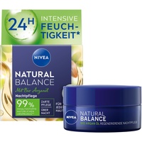 NIVEA Natural Balance regenerierende Nachtpflege (50 ml), Feuchtigkeitsscreme mit